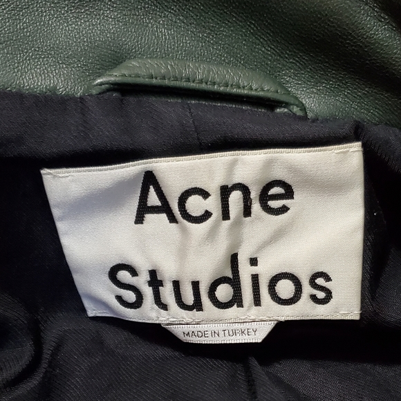 Acne studios mock leather jacket - Picture 9 of 10